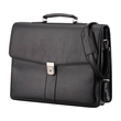Aktentasche mit abnehmbarem Schulterriemen PESCARA 41x31x12,5cm schwarz Lederimitat Alassio 47014 Produktbild