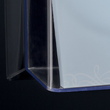 Wand-Prospekthalter 1x A4 quer 45mm glasklar Acryl Sigel LH118 Produktbild Additional View 2 S