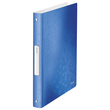 Ringbuch WOW A4 4Ringe Ringe-Ø25mm bis190Blatt blau metallic PP Leitz 4258-00-36 Produktbild