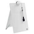 Glas Notizboard Diamond aufstellbar 21,6x29,7cm weiß Nobo 1905173 Produktbild Additional View 1 S