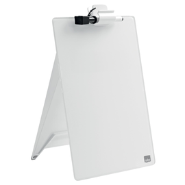 Glas Notizboard Diamond aufstellbar 21,6x29,7cm weiß Nobo 1905173 Produktbild