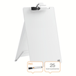 Glas Notizboard Diamond aufstellbar 21,6x29,7cm weiß Nobo 1905173 Produktbild Additional View 2 S