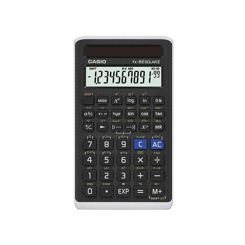 Taschenrechner Casio FX-82 Solar II 144 Funktionen Solar-/Batteriebetrieb Produktbild Front View L