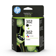 Tintenpatrone 302 MultiPack für HP DeskJet 1110/Envy 4520 schwarz 3,5ml + farbig 4ml HP X4D37AE (PACK=2 STÜCK) Produktbild Additional View 1 S