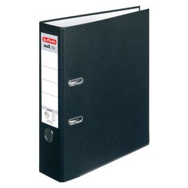 Ordner maX.file protect A4 80mm schwarz PP Herlitz 5480801 Produktbild