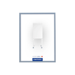 Magnetrahmen magnetofix A4 transparent/grau Magnetoplan 1130301 (PACK=5 STÜCK) Produktbild