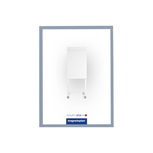 Magnetrahmen magnetofix A4 transparent/grau Magnetoplan 1130301 (PACK=5 STÜCK) Produktbild