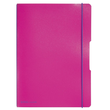 Notizheft flex A4 liniert+kariert pink 2x40 Blatt PP Herlitz 11361474 Produktbild