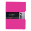 Notizheft flex A4 liniert+kariert pink 2x40 Blatt PP Herlitz 11361474 Produktbild Additional View 2 S