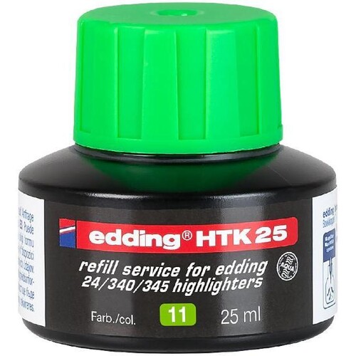 Textmarker-Nachfülltusche EcoLine T25 25ml hellgrün Edding 4-HTK25011 Produktbild