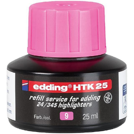 Textmarker-Nachfülltusche EcoLine T25 25ml rosa Edding 4-HTK25009 Produktbild