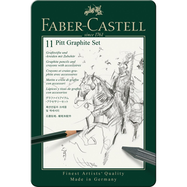 Graphite-Set Pitt klein Metalletui Faber Castell 112972 Produktbild