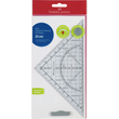 Geometriedreieck GRIP mit Griff groß 22cm transparent Faber Castell 171010 Produktbild