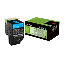 Toner 702HC für CS510/CS310/CS410 3000Seiten cyan Lexmark 70C2HC0 Produktbild