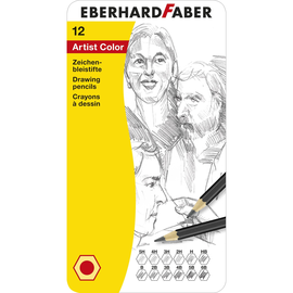 Bleistift-Set Artist Color sechskant sortiert Eberhard Faber 516913 (ETUI=12 STÜCK) Produktbild