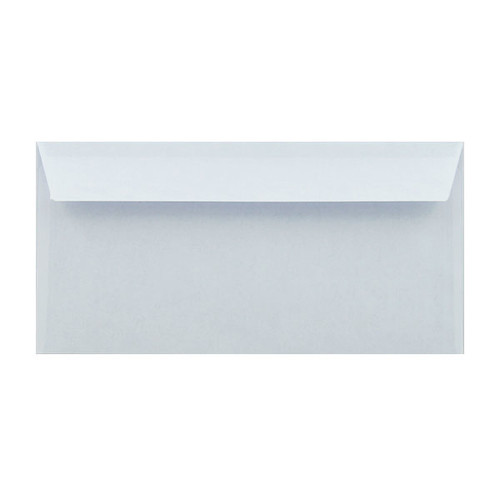 Briefumschlag SOPORSET mit Fenster DIN lang 110x220mm mit Haftklebung 80g weiß mit blauem Innendruck (PACK=1000 STÜCK) Produktbild Additional View 1 L