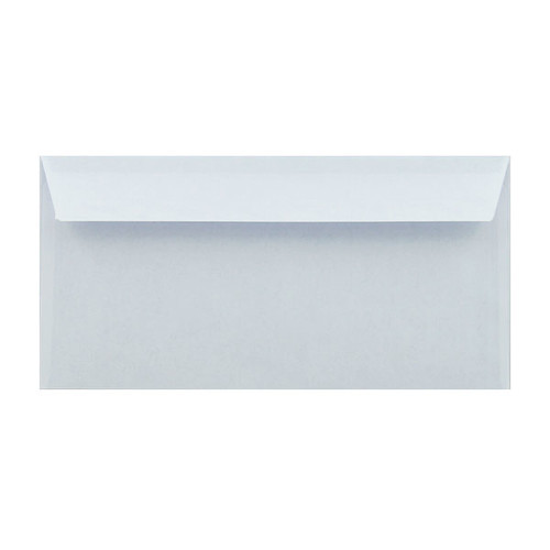 Briefumschlag SOPORSET mit Fenster DIN lang 110x220mm Laserbedruckbar mit Haftklebung 80g weiß blauer Innendruck (PACK=1000 STÜCK) Produktbild Additional View 1 L