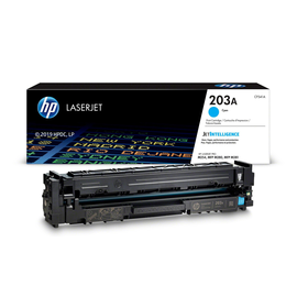 Toner 203A für Color Laserjet Pro M 254 1300 Seiten cyan HP CF541A Produktbild