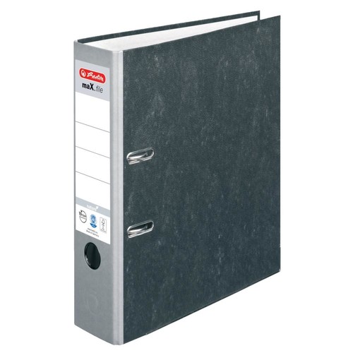 Ordner Max File Nature A4 80mm grau Herlitz 300002757 Produktbild