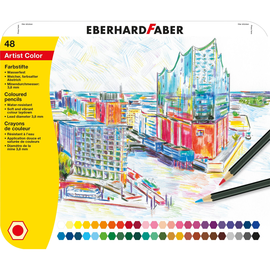 Farbstifte Artist Color Metalletui farbig sortiert Eberhard Faber 516148 (ETUI=48 STÜCK) Produktbild