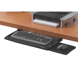 Tastaturschublade mit Mausablage Office Suites verstellbar bis zu 15kg schwarz Fellowes 8031201 Produktbild