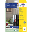 Rückenschilder zum Bedrucken 38x192mm lang schmal auf A4 Bögen weiß selbstklebend Zweckform L4760-10 (PACK=70 STÜCK) Produktbild Additional View 1 S