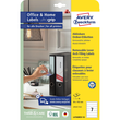 Rückenschilder zum Bedrucken 38x192mm kurz schmal auf A4 Bögen weiß wiederablösbar Zweckform L4760REV-10 (PACK=70 STÜCK) Produktbild Additional View 1 S