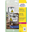 Folien-Etiketten Laser 45,7x21,2mm auf A4 Bg wetterfest+strapazierfähig+ permanent matt weiß Zweckform L4778-8 (PACK=384 STÜCK) Produktbild Additional View 1 S
