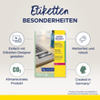Typenschild-Etiketten Laser+Kopier 210x297mm auf A4 Bögen silber Polyester Zweckform L6013-8 (PACK=8 STÜCK) Produktbild Additional View 3 S
