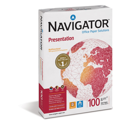 Kopierpapier Navigator Presentation A3 100g weiß holzfrei 169CIE (PACK=500 BLATT) Produktbild