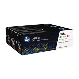 Toner 305A für Laser Jet M357/ Pro 300/400 je 2600Seiten cyan/magenta/ yellow HP CF370AM (PACK=3 STÜCK) Produktbild