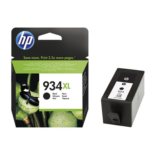 Tintenpatrone 934XL für HP OfficeJet Pro 6230/6800 25,5ml schwarz HP C2P23AE Produktbild Front View L