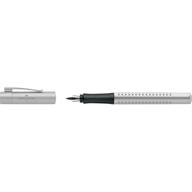 Füller Grip 2011 F silber Faber Castell 140906 Produktbild