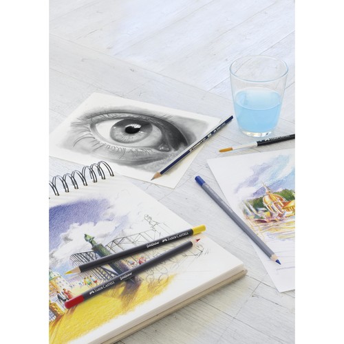 Aquarellstift Goldfaber Aqua Metalletui farbig sortiert Faber Castell 114612 (ETUI=12 STÜCK) Produktbild Additional View 5 L