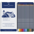 Aquarellstift Goldfaber Aqua Metalletui farbig sortiert Faber Castell 114612 (ETUI=12 STÜCK) Produktbild Additional View 1 S