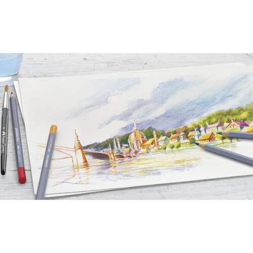 Aquarellstift Goldfaber Aqua Metalletui farbig sortiert Faber Castell 114624 (ETUI=24 STÜCK) Produktbild Additional View 3 L