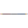 Farbstift JUMBO GRIP Silbentrennstift dreikant rot-blau Faber Castell 110910 Produktbild