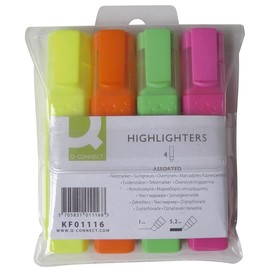 Textmarker Etui 2-5mm Keilspitze BestStandard (ETUI=4 STÜCK) Produktbild