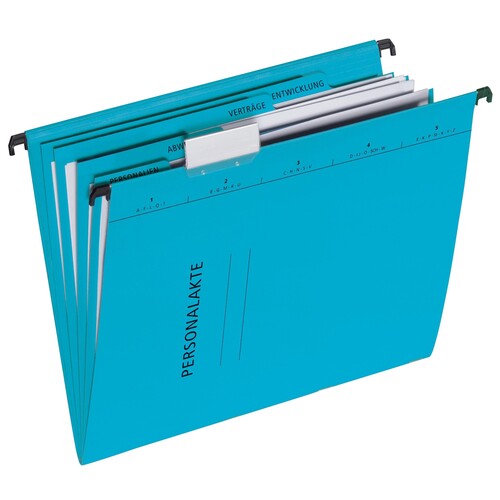 Personalakte seitlich offen 5 Fächer blau Pagna 44105-02 Produktbild Additional View 1 L