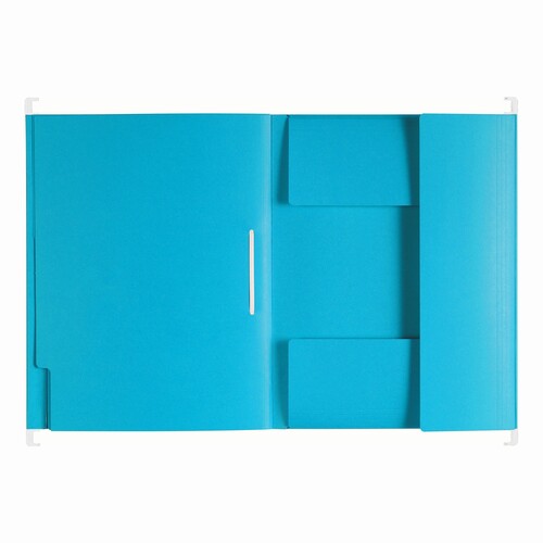 Personalakte seitlich offen 5 Fächer blau Pagna 44105-02 Produktbild Additional View 2 L