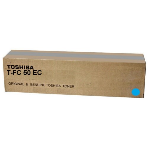 Toner T-FC50EC für E-Studio 2555/3055 33600Seiten cyan Toshiba 6AJ00000227 Produktbild Front View L