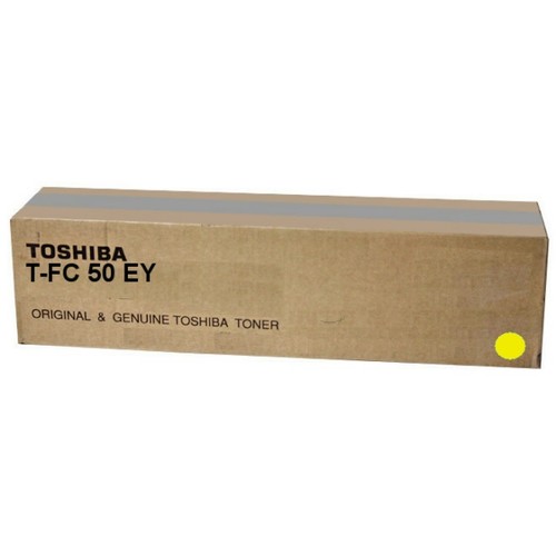 Toner T-FC50EY für E-Studio 2555/3055 33600Seiten yellow Toshiba 6AJ00000225 Produktbild Front View L