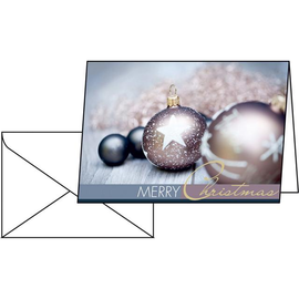 Weihnachts-Faltkarten inkl. Umschläge A6 220g Exquisite Sigel DS024 (PACK= 25 KARTEN + 25 KUVERT) Produktbild