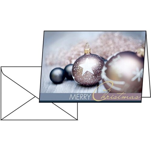 Weihnachts-Faltkarten inkl. Umschläge A6 220g Exquisite Sigel DS024 (PACK= 25 KARTEN + 25 KUVERT) Produktbild