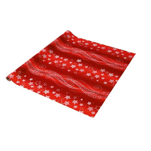 Weihnachts-Geschenkpapier 5mx70cm 80g Fairy Lights mit Silberdruck Sigel GP113 Produktbild
