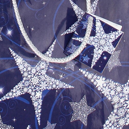 Weihnachts-Tragetasche 26x33x12cm Shining Stars Sigel GT025 (PACK=5 STÜCK) Produktbild Additional View 1 L