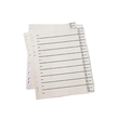 Trennblätter mit abschneidbaren Taben A4 240x300mm grau vollfarbig Karton BestStandard (PACK=100 STÜCK) Produktbild