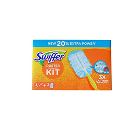 Swiffer Duster Staubmagnet Starter + 3 Tücher (PACK = 1 STAB + 3 TÜCHER) Produktbild