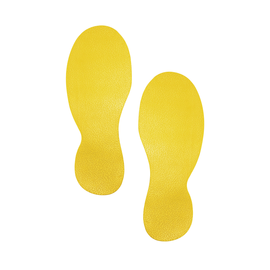 Bodenmarkierung Form Füße 90x240x0,7mm gelb Durable 1727-04 (PAAR=2 STÜCK) Produktbild