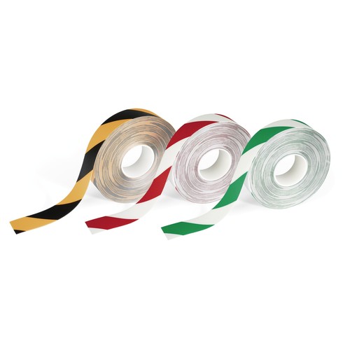 Bodenmarkierungsband DURALINE STRONG DIN 51130 50mmx30m gelb/schwarz Durable 1726-130 (RLL=30 METER) Produktbild Additional View 1 L